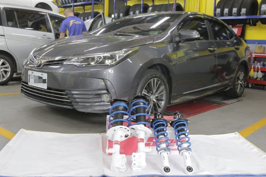 Toyota Corolla Altis 升級 KYB 白桶強化總成避震器 最高性價比的選擇