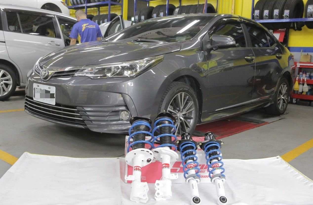 Toyota Corolla Altis 升級 KYB 白桶強化總成避震器 最高性價比的選擇