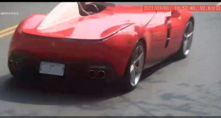 8,500 萬 Ferrari Monza SP1 慘遭固定式高噪音車輛偵測攝影系統活逮