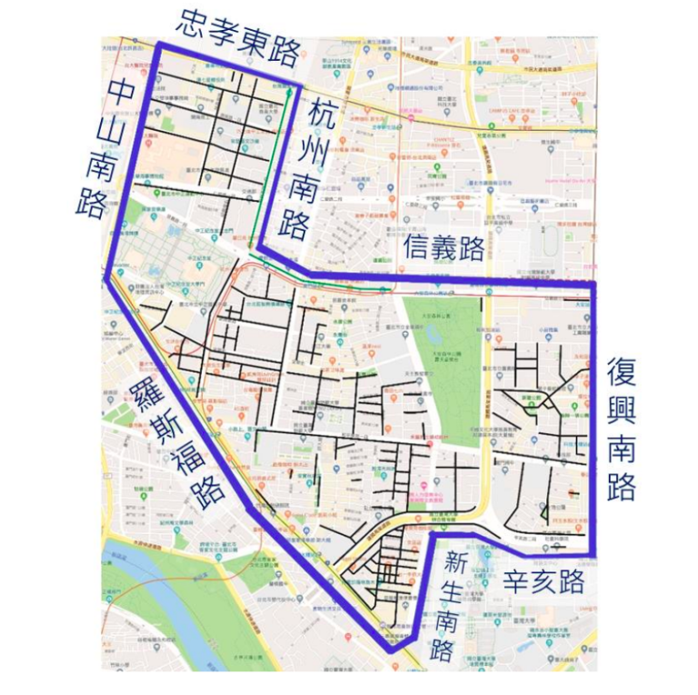 北市中正、大安區智慧停車格今日(9/16)開始實施 停車前十分鐘免費