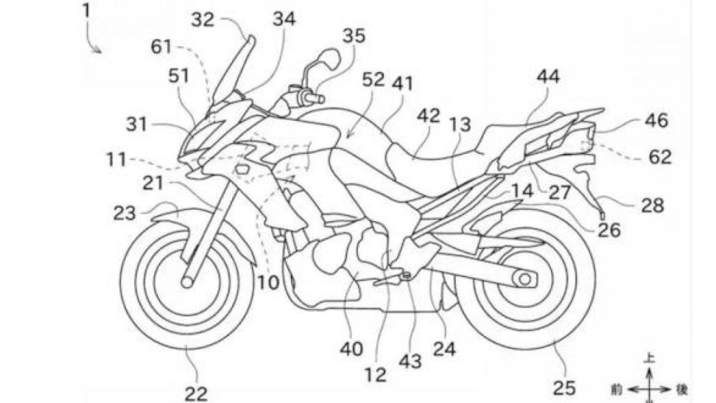 Kawasaki 為自動測距整合自動煞車系統進行專利申請