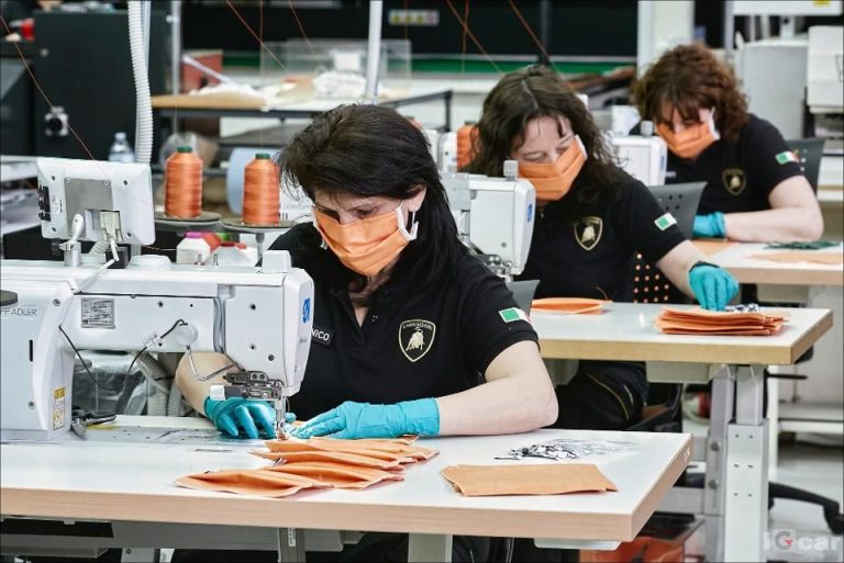 新冠肺炎肆虐義大利 Lamborghini 改造產線製造口罩及防護面罩