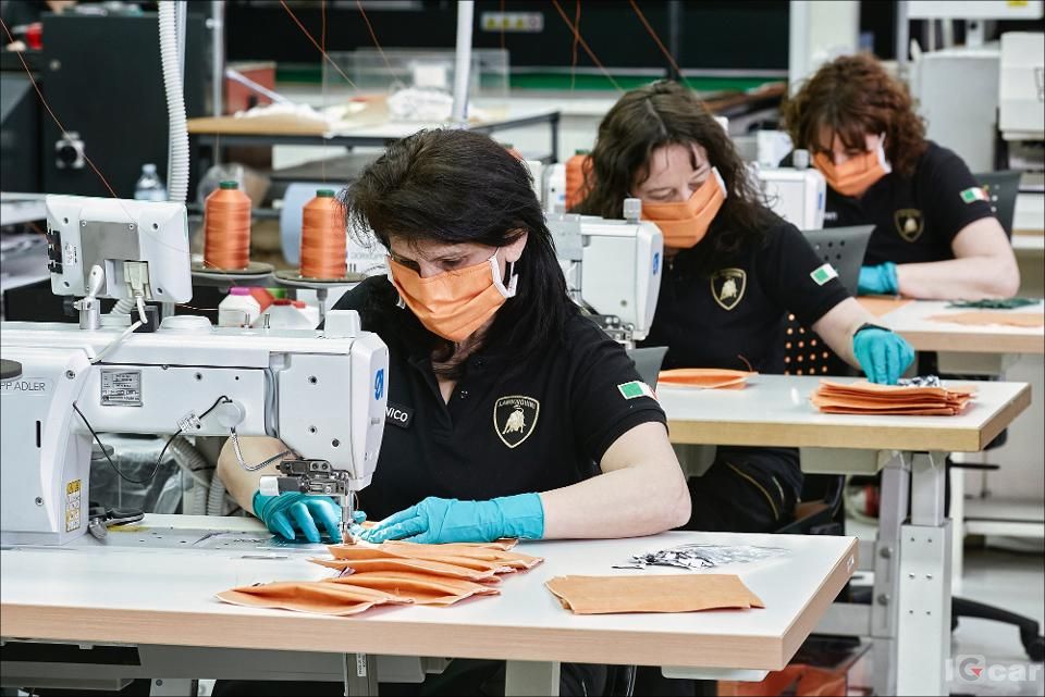 新冠肺炎肆虐義大利 Lamborghini 改造產線製造口罩及防護面罩