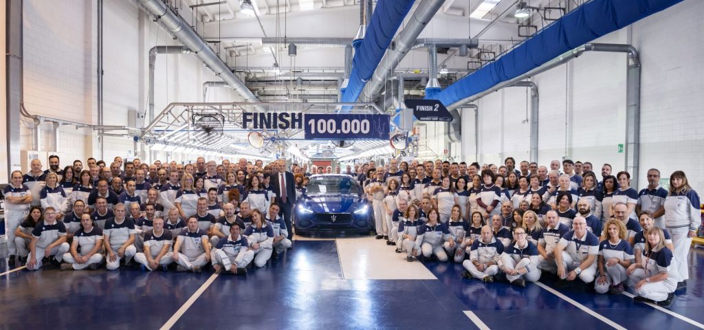 六年創奇蹟 第十萬輛 Maserati Ghibli 於義大利都靈下線
