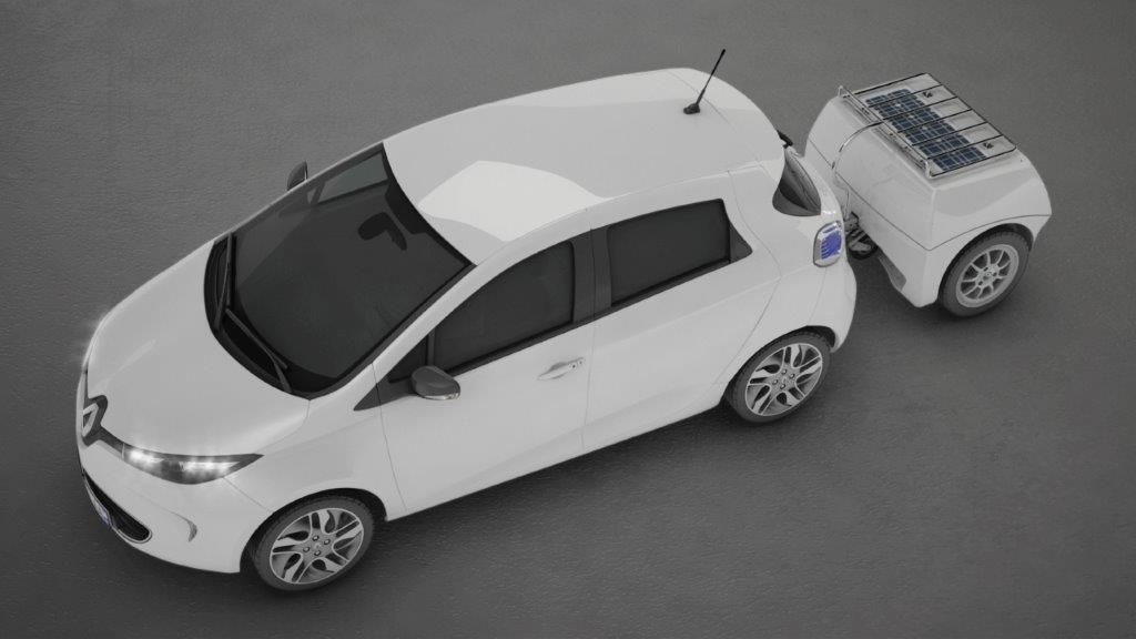 汽車的行動電源 ?! EP Tender 發表充電拖車