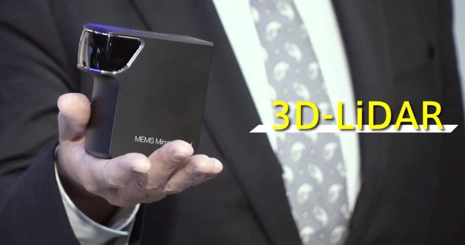 Pioneer 攜手 Canon 共同開發 3D 雷射雷達感測器