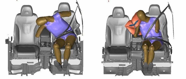 車禍的時候整個人『包軌』Hyundai 推出車內中央氣囊技術
